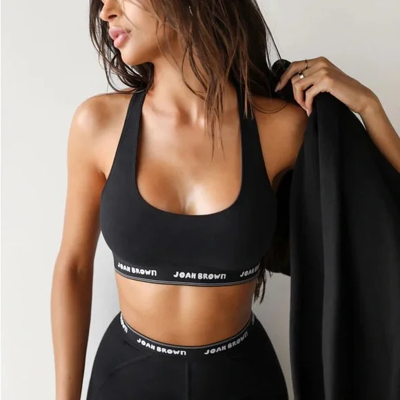 Joah Brown Black Workout Set - Picture 2 of 2